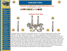 Tablet Screenshot of hydraulicparts.us